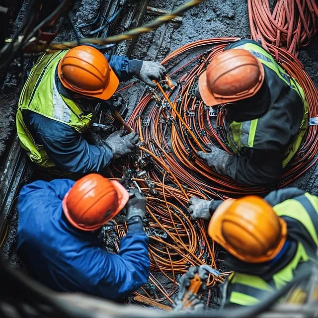 Installation de luminaires performants par Volt Info, en partenariat avec Xelium, utilisant des composants de qualité tels que Philips et Tridonic, pour des solutions sur mesure, fiables et conformes aux normes.