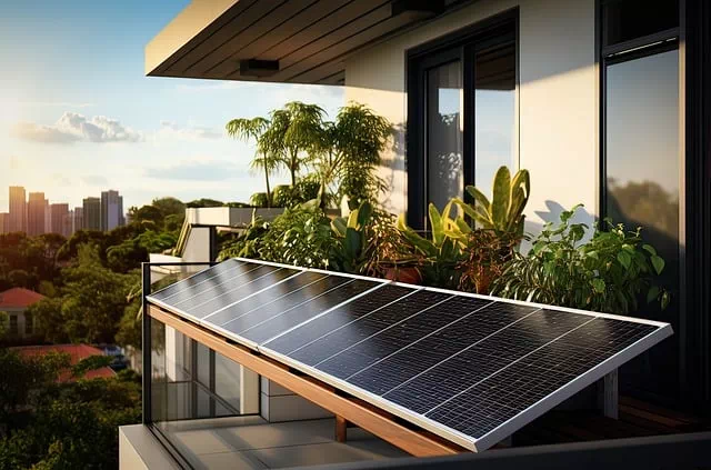 Installation de panneaux photovoltaïques sur toit pour une production d'énergie solaire propre et économique, permettant de réduire la consommation énergétique et les coûts.